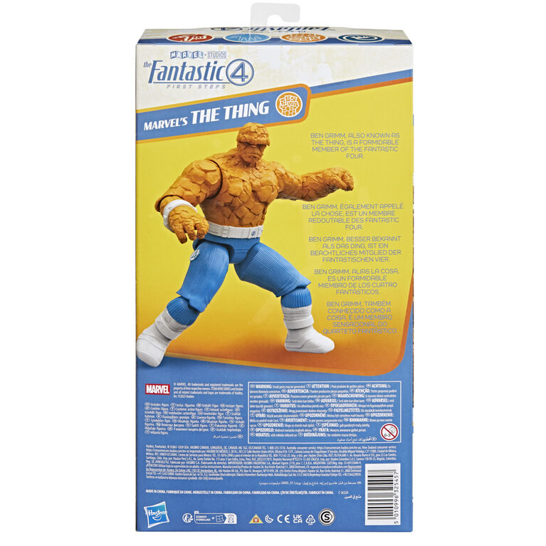 Marvel Studios Titan Hero Series The Fantastic Four: First Steps Marvel's The Thing Action Figure Marvel Studios Titan Hero Series The Fantastic Four: First Steps Marvel's The Thing Action Figure