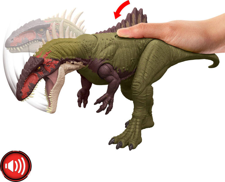 Jurassic World Chaos Theory Battle Roarin' Becklespinax Dinosaur Action Figure