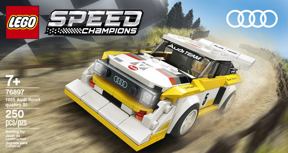 LEGO Speed Champions 1985 Audi Sport quattro S1 76897 250 pieces Toys R Us Canada