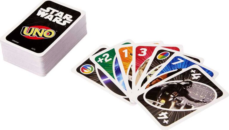 UNO Star Wars Matching Card Game Featuring 112 Cards