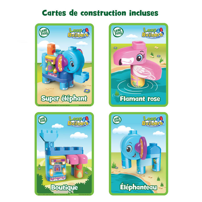 LeapFrog LeapBuilders Fruit Fun Elephant - French Edition
