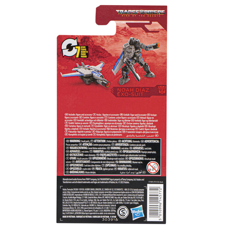 Transformers Studio Series Core Class Transformers: Rise of the Beasts Noah Díaz Exo-Suit 3.5 Inch Action Figure