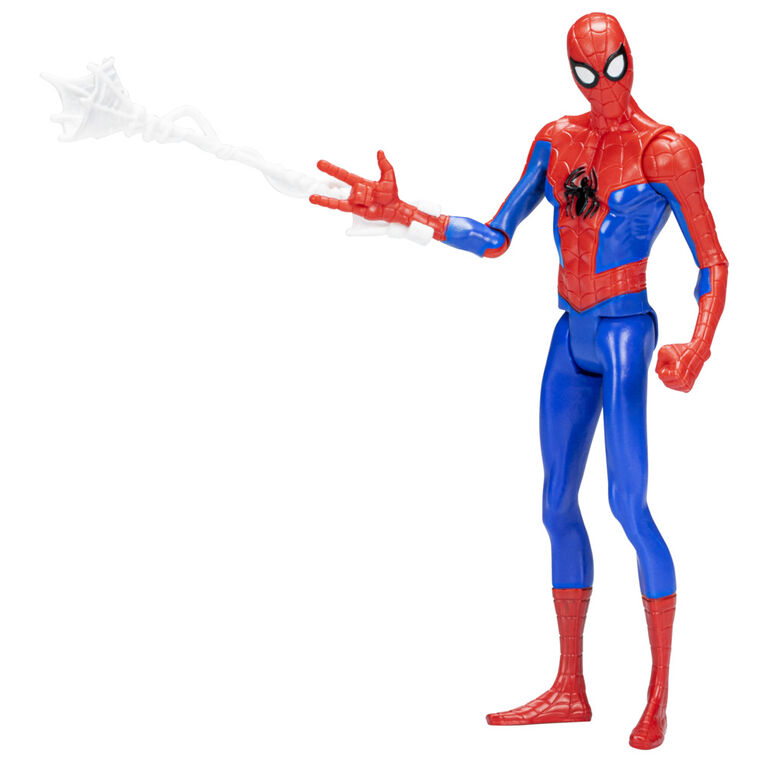 Marvel Spider-Man: Across the Spider-Verse, figurine Spider-Man de 15 cm avec accessoire, jouet Marvel pour enfants à partir de 4 ans