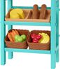 Barbie Farmers Market Playset, Barbie Doll (Blonde), Market Stand, Register, Vegetables, Bread, Flowers and More, 3 and Up
