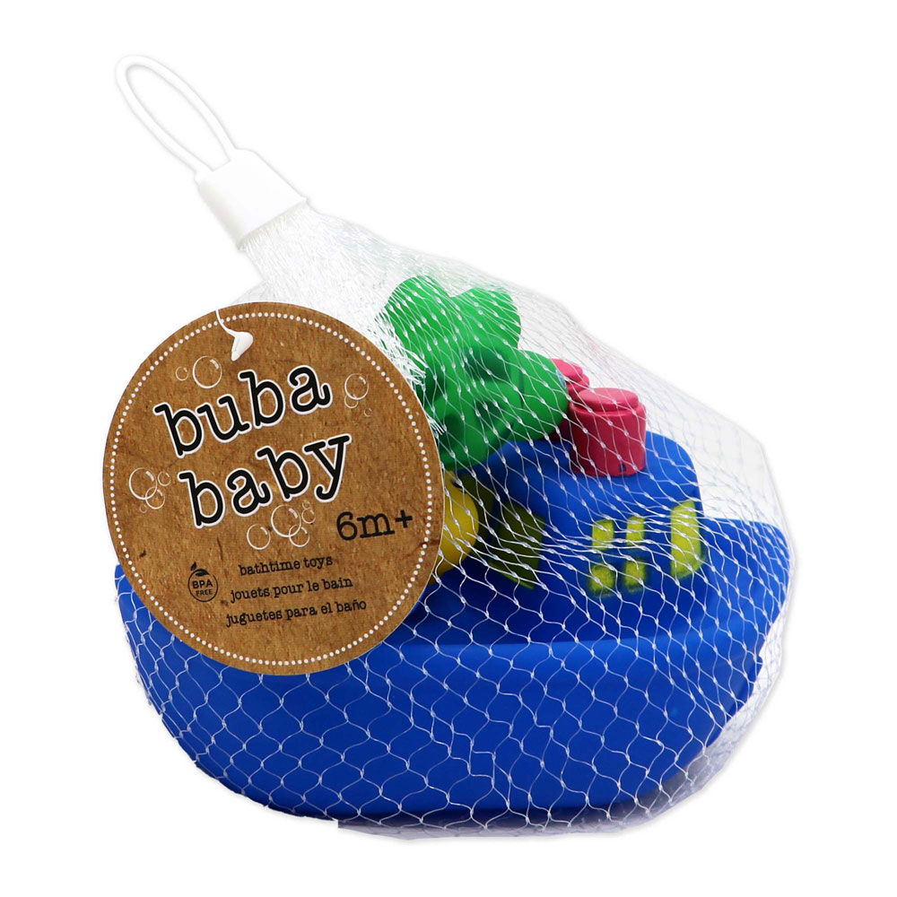 Buba Baby 4 Pack Bath Toys: Boat & Animals
