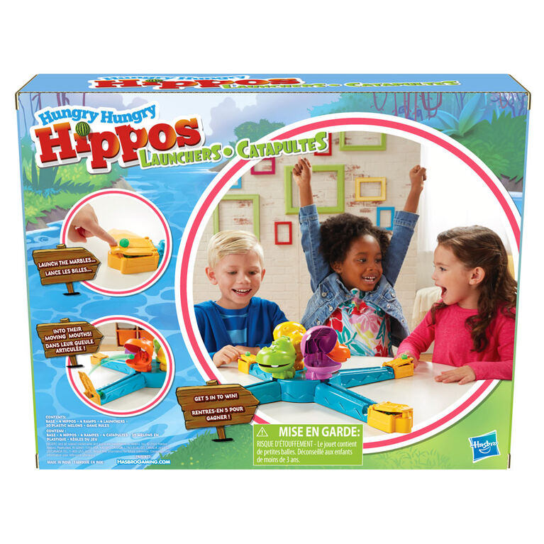Hungry Hungry Hippos Launchers Game, Electronic Pre-School Game For 2-4 Players