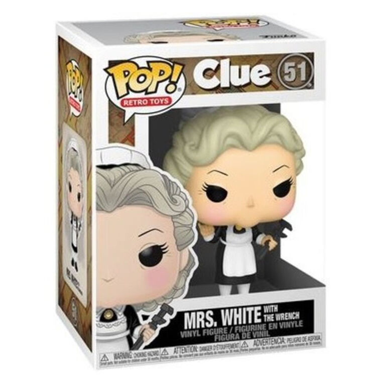 Funko Pop! Retro Toys: Clue - Mrs. White with Wrench