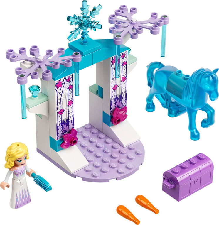 LEGO  Disney Elsa et l'écurie de glace du Nokk 43209 Ensemble de construction (53 pièces)