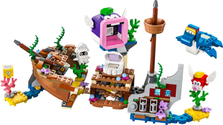 LEGO Super Mario Dorrie's Sunken Shipwreck Adventure Expansion Set 71432
