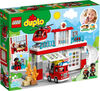 LEGO DUPLO Rescue Fire Station and Helicopter 10970 Building Toy (117 Pieces)