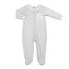 Koala Baby Microfleece Sleeper Grey Star Print - Strong Like Mommy, 3-6 Month.