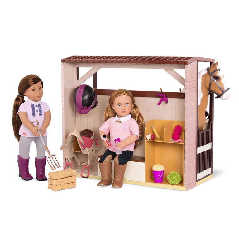 Our Generation - Plastic Horse Barn