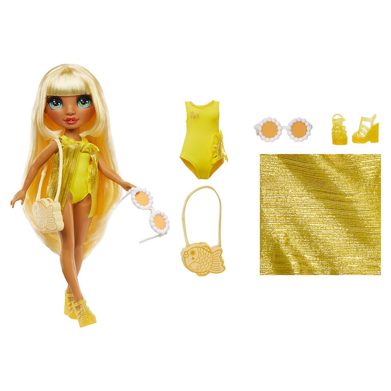 Rainbow High Swim & Style Sunny (Yellow) 11" Doll