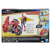 Marvel Spider-Man 6-Inch Jet Web Cycle Vehicle and Detachable Action Figure Toy With Wings