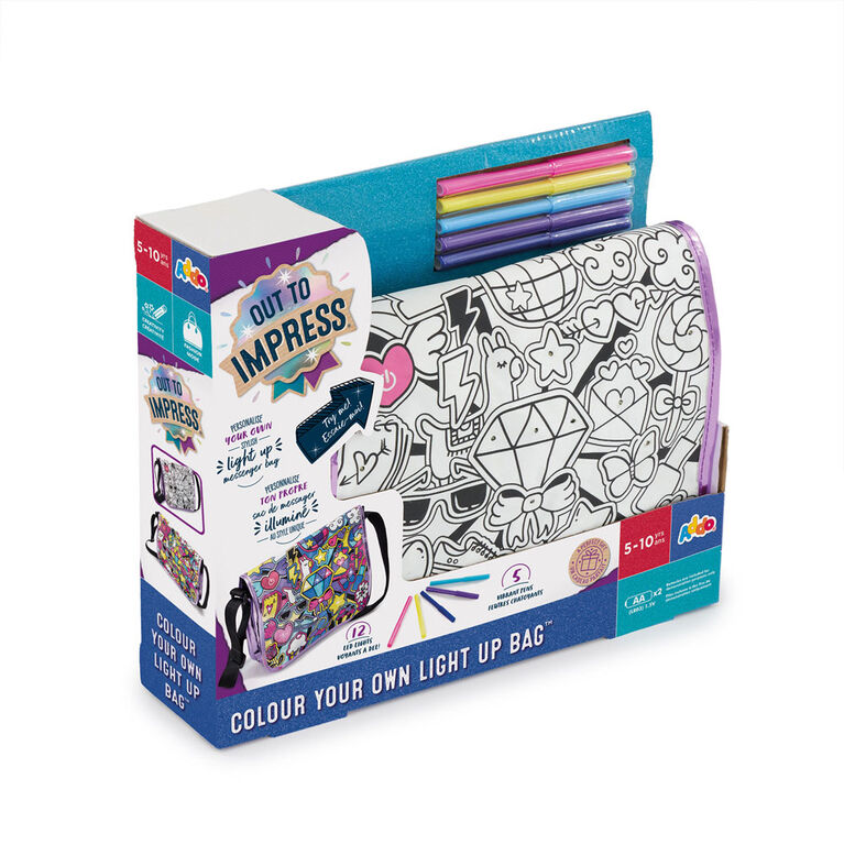 Trousse de coloriage avec sac lumineux Out to Impress - Notre exclusivité