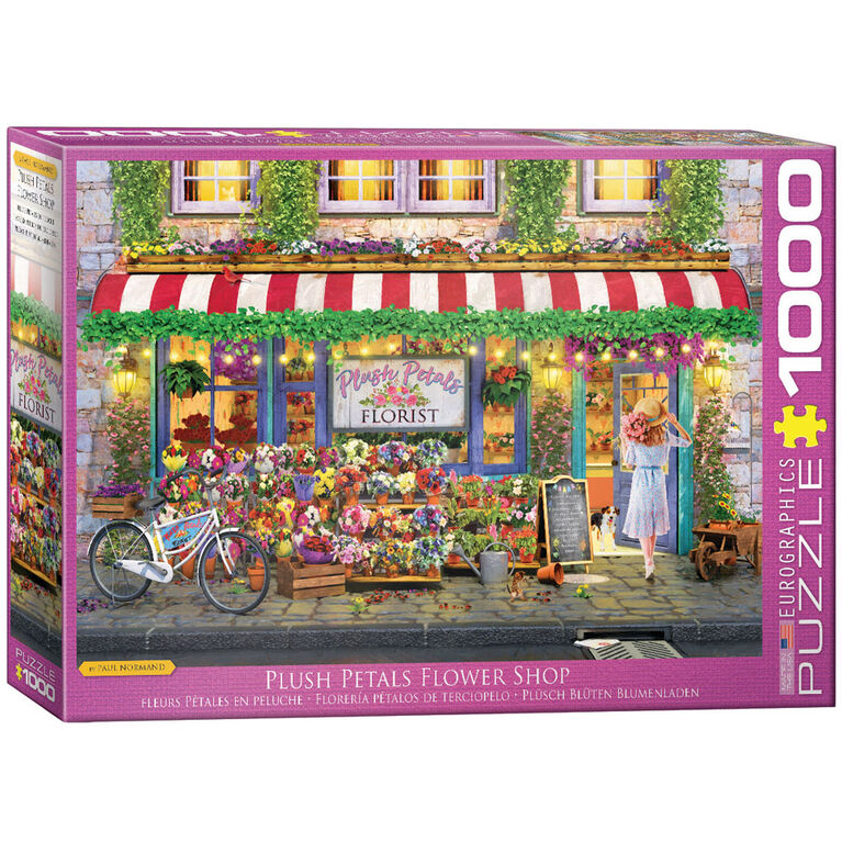 Plush Petals Florist 1000 Pc Puzzle