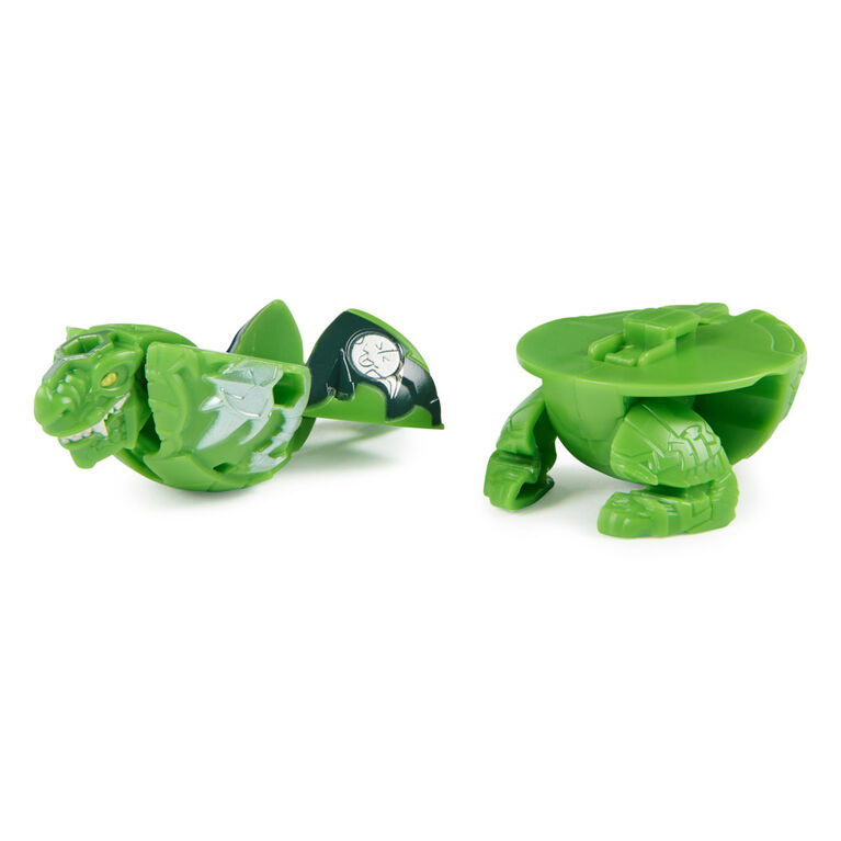 Bakugan Training Set avec Titanium Trox, thème clan des dinosaures, figurine articulée personnalisable, cartes à échanger et coffret