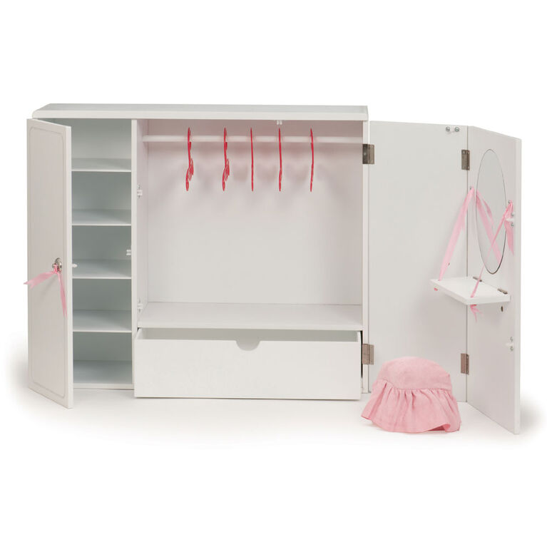 Our Generation, Wooden Wardrobe, Fashion Closet for 18-inch Dolls