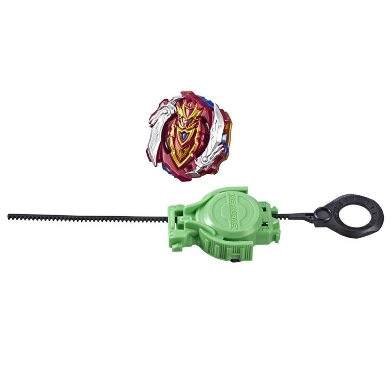 Beyblade Burst Turbo Slingshock Turbo Achilles A4 Starter Pack -- Battling Top and Right/Left-Spin Launcher