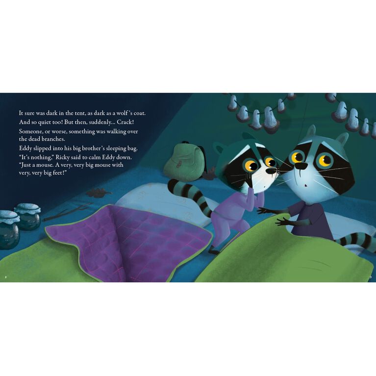 Les aventures de Ricky le raton : camping, guimauves et petits frissons - Édition anglaise