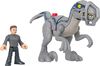 Fisher-Price Imaginext Jurassic World Dominion Blue and Owen Dinosaur Toy Set