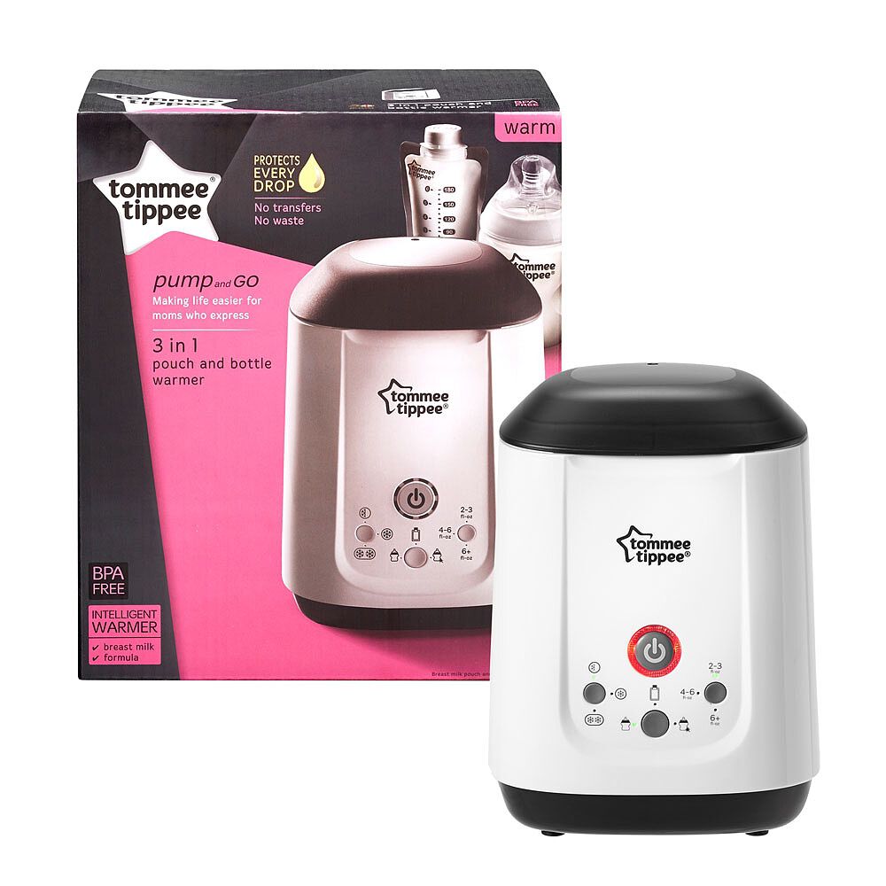 tommee tippee pump and go intelligent bottle warmer