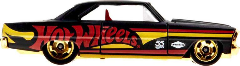 Hot Wheels 66 Chevy Nova "Pearl and Chrome" 1:64 Scale Vehicle