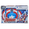 Marvel Avengers Mech Strike Captain America Strikeshot Shield Role Play Toy With 3 NERF Darts