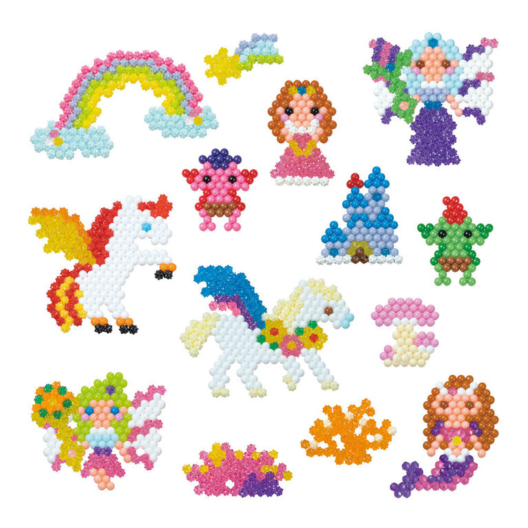 Aquabeads Enchanted World Complete Arts and Crafts Bead Kit fot Children- over 1,000 beads and Display Stand