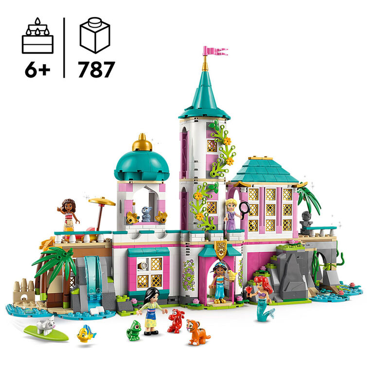 LEGO Disney Princess Castle & Royal Pets Kids Toy - Pretend Play Building Set for Ages 6+ - 43267