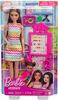 Barbie Teacher Doll with Brunette Fashion Doll, 1 Toddler Doll, & Teaching Accessories