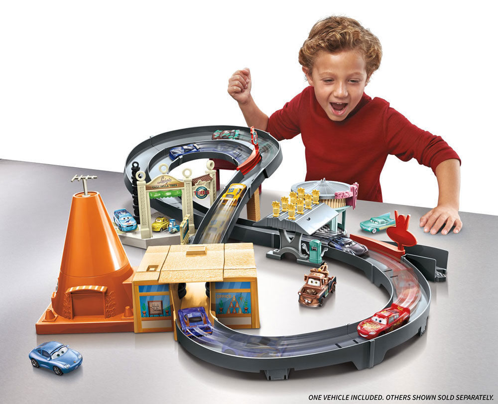 Disney cars hot sale race track set