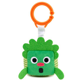 Monstre en peluche sensoriel super simple Hugo (vert) avec plus de 5 fonctionnalités sensorielles