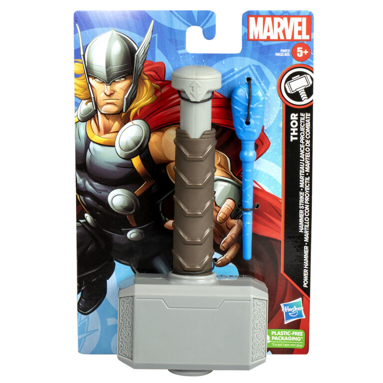 Marvel Thor Hammer Strike Projectile Launching Roleplay Toy Inspired by the Marvel Cinematic Universe Kids Ages 5 and Up