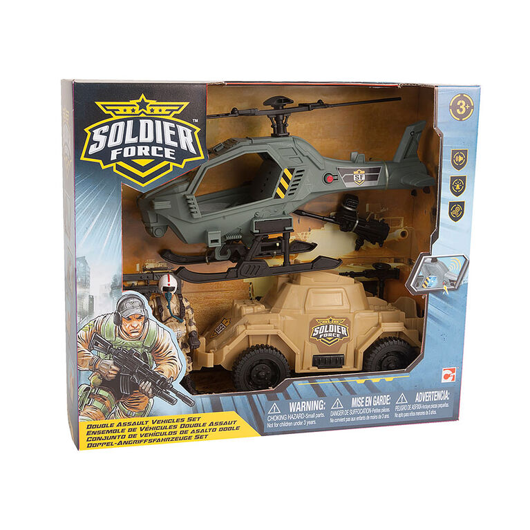 Soldier Force Double Assault Vehicles Set - R Exclusive