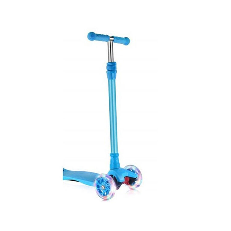 Rugged Racer Mini Deluxe 3 Wheel Kick Scooter - Light Blue - English Edition