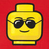 Lego Face Long Sleeve Tshirt Red - 4T