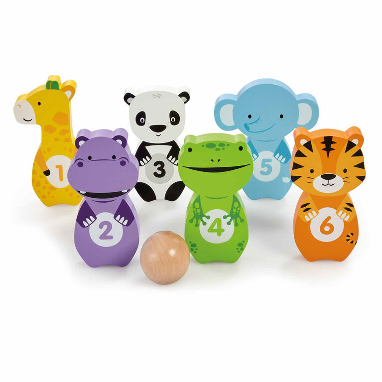 Early Learning Centre Wooden Skittles Set - Notre exclusivité