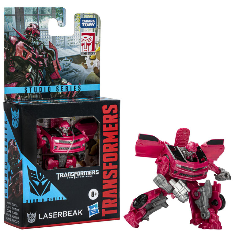 Transformers Toys Studio Series Core Class Transformers: Dark of the Moon Laserbeak Action Figure, 3.5-inch