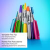 Marqueurs permanents Sharpie Glam Pop, pointe fine, couleurs assorties, 5 unités