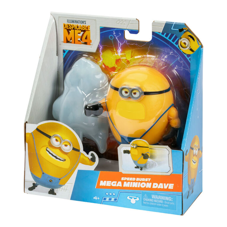 Despicable Me 4 Mega Minion 4 Inch Action Fig Dave