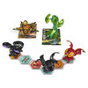 Bakugan, Geogan Brawler Pack de 5, Geogan Mutasect et Stardox exclusifs et 3 figurines articulées à collectionner Bakugan