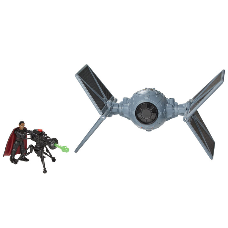 Star Wars Mission Fleet Stellar Class Moff Gideon Outland TIE Fighter Imperial Assault Figure and Vehicle