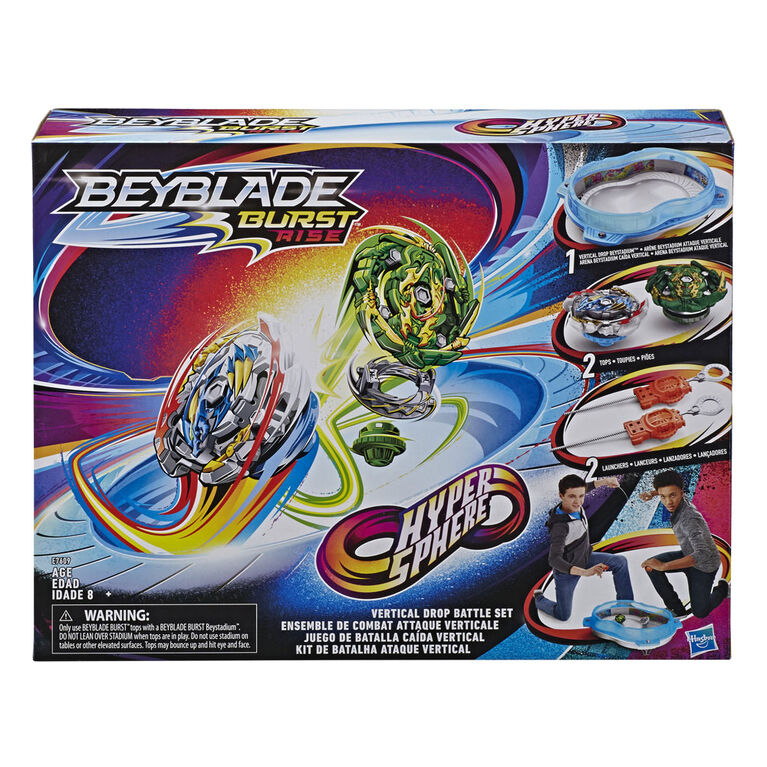 Beyblade Burst Rise Hypersphere Vertical Drop Battle Set