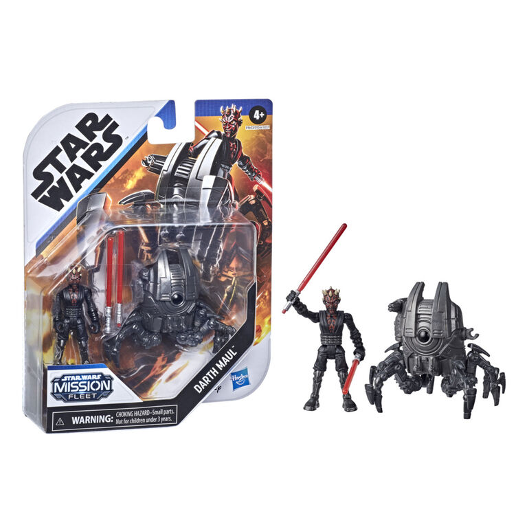 Star Wars Mission Fleet Gear Class Darth Maul Sith Probe Pursuit 2.5-Inch-Scale Figure and Vehicle