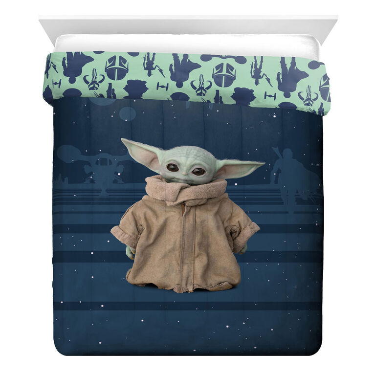 Star Wars: The Mandalorian 'The Child' Twin/Full Reversible Comforter, 100% Polyester