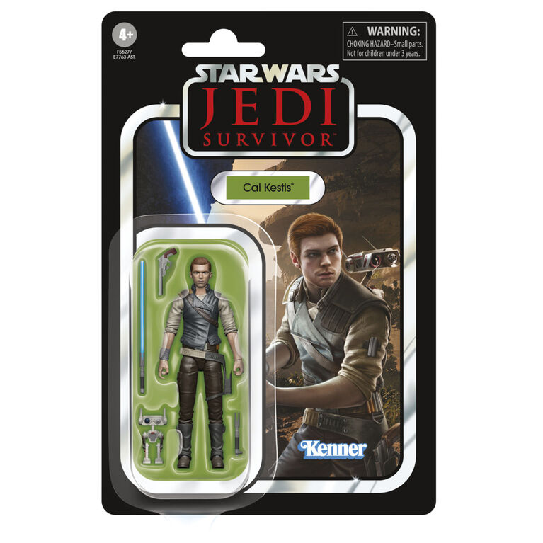Star Wars The Vintage Collection Cal Kestis Toy, 3.75-Inch-Scale Star Wars Jedi: Survivor Action Figure
