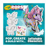 Ensemble d'activités de personnages gonflables Crayola POPS 3D, Licornes