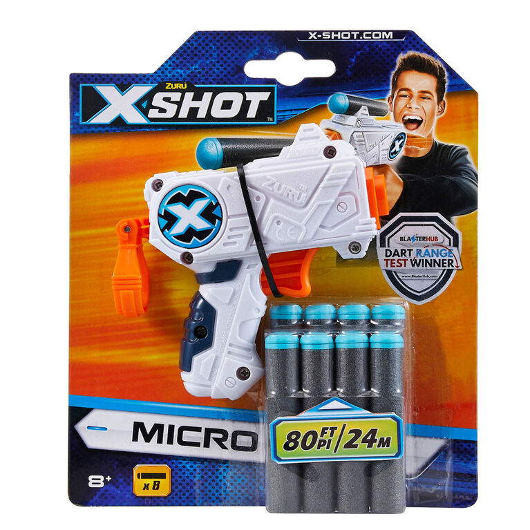 X-Shot Excel Micro Foam Dart Blaster (8 Darts) by ZURU