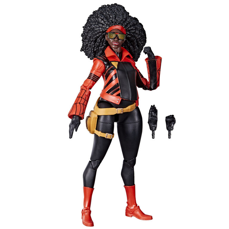 Marvel Legends Series Spider-Man: Across the Spider-Verse (Part One) Jessica Drew 6-inch Action Figure, 2 Accessories